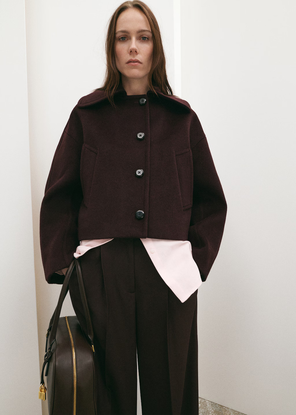 Wool jacket with shirt collar | Mango (US/MX/AU)