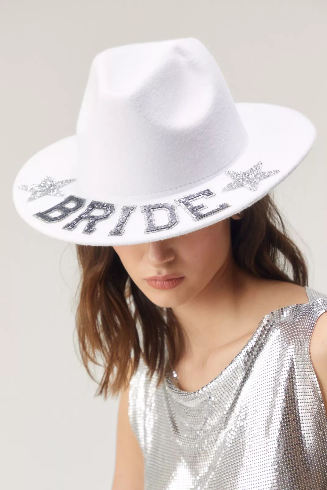 Glitter Bride Cowboy Hat | Nasty Gal US