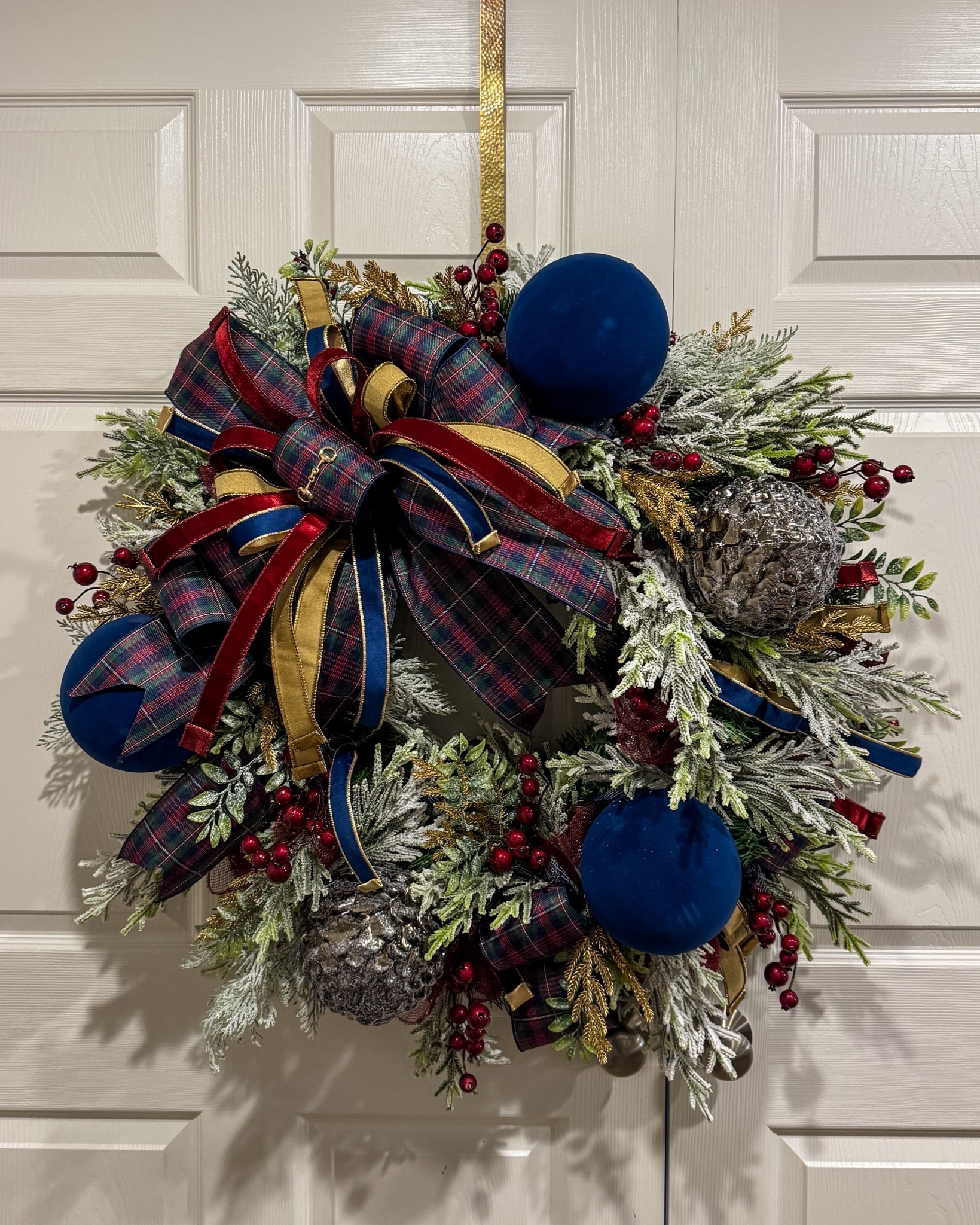 Ralph Lauren inspired Christmas winter wreath 

#LTKSeasonal #LTKHome