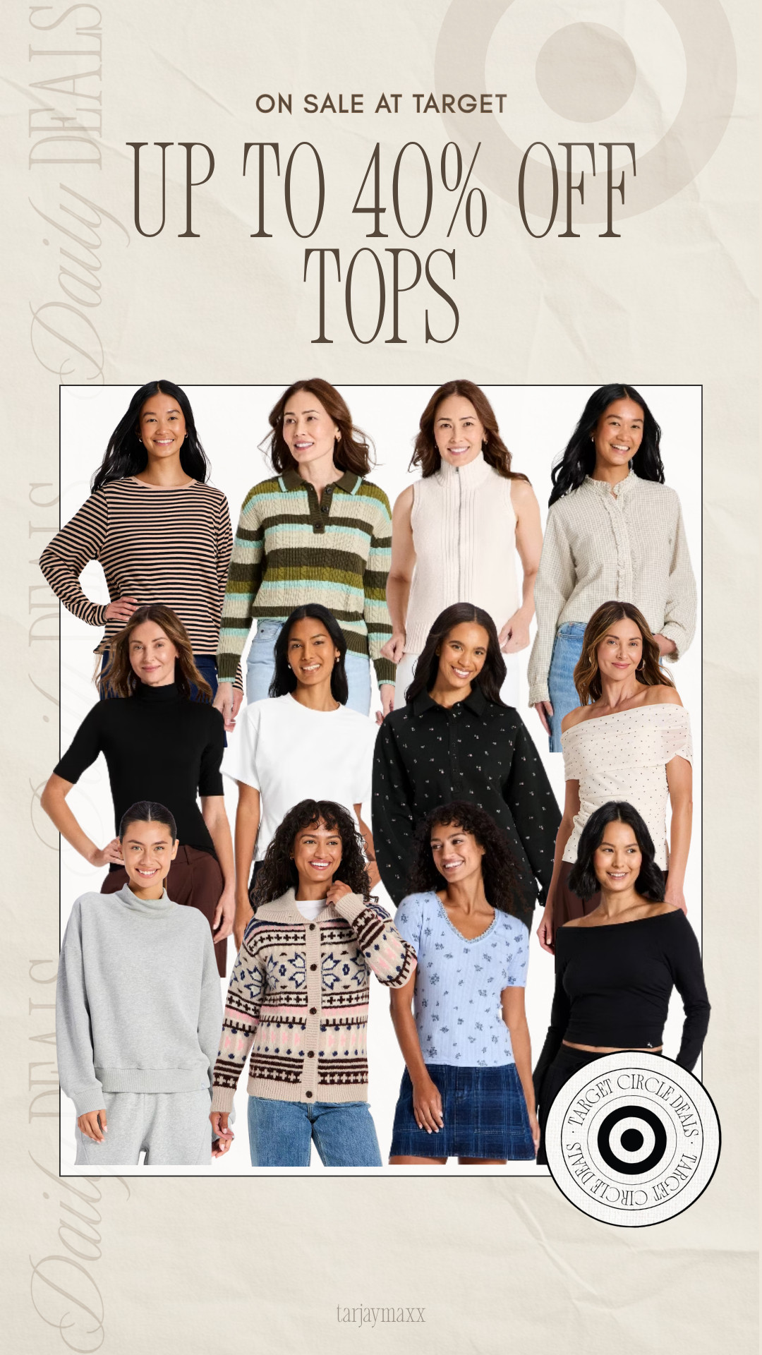 Fall outfit starters for less 🤎 Select tops are up to 40% off right now! Think easy layering pieces, workwear staples, casual everyday tops + styles you can wear now and later.
fall outfits women over 50, wedding guest dress summer, fall wedding guest dresses, date night outfits, teacher outfits, country concert outfits, fall decor, business casual workwear, concert outfit ideas, work outfits 

 #LTKgrwm #LTKootd #LTKSeasonal