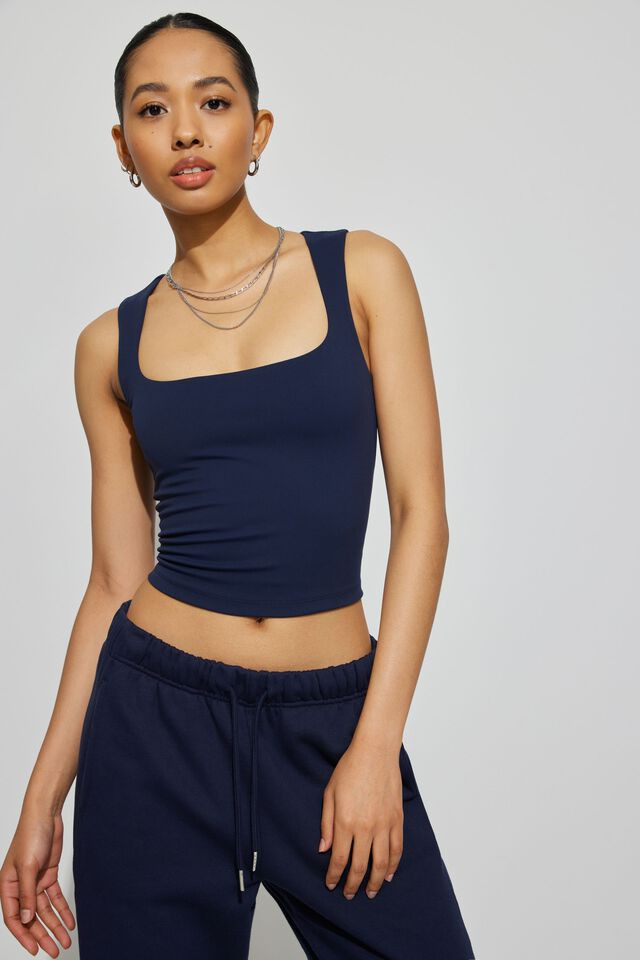 Amber Portrait Neck Tank Top | Garage Clothing