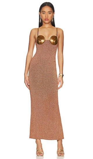 Donna Gown in Copper | Revolve Clothing (Global)