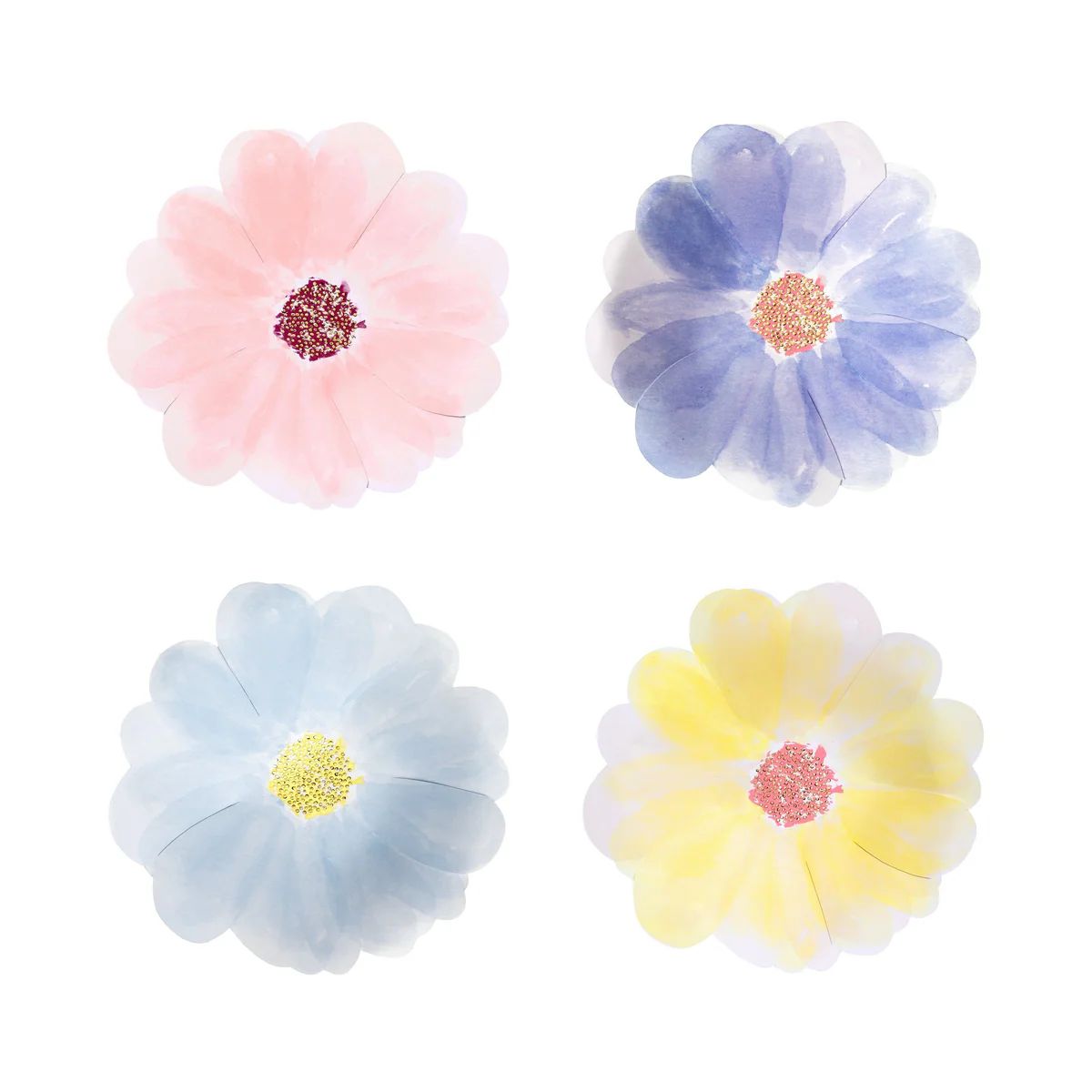 Flower Garden Small Plates (x 8) | Meri Meri