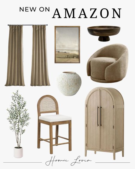 New on Amazon! so cute and so affordable!

furniture, home decor, interior design, curtains, artwork, wall decor, wood bowl, ceramic vase, upholstered chair , swivel barrel chair, barstool, cabinet, artificial olive tree #Amazon

Follow my shop @homielovin on the @shop.LTK app to shop this post and get my exclusive app-only content!

#LTKSaleAlert #LTKHome #LTKSeasonal