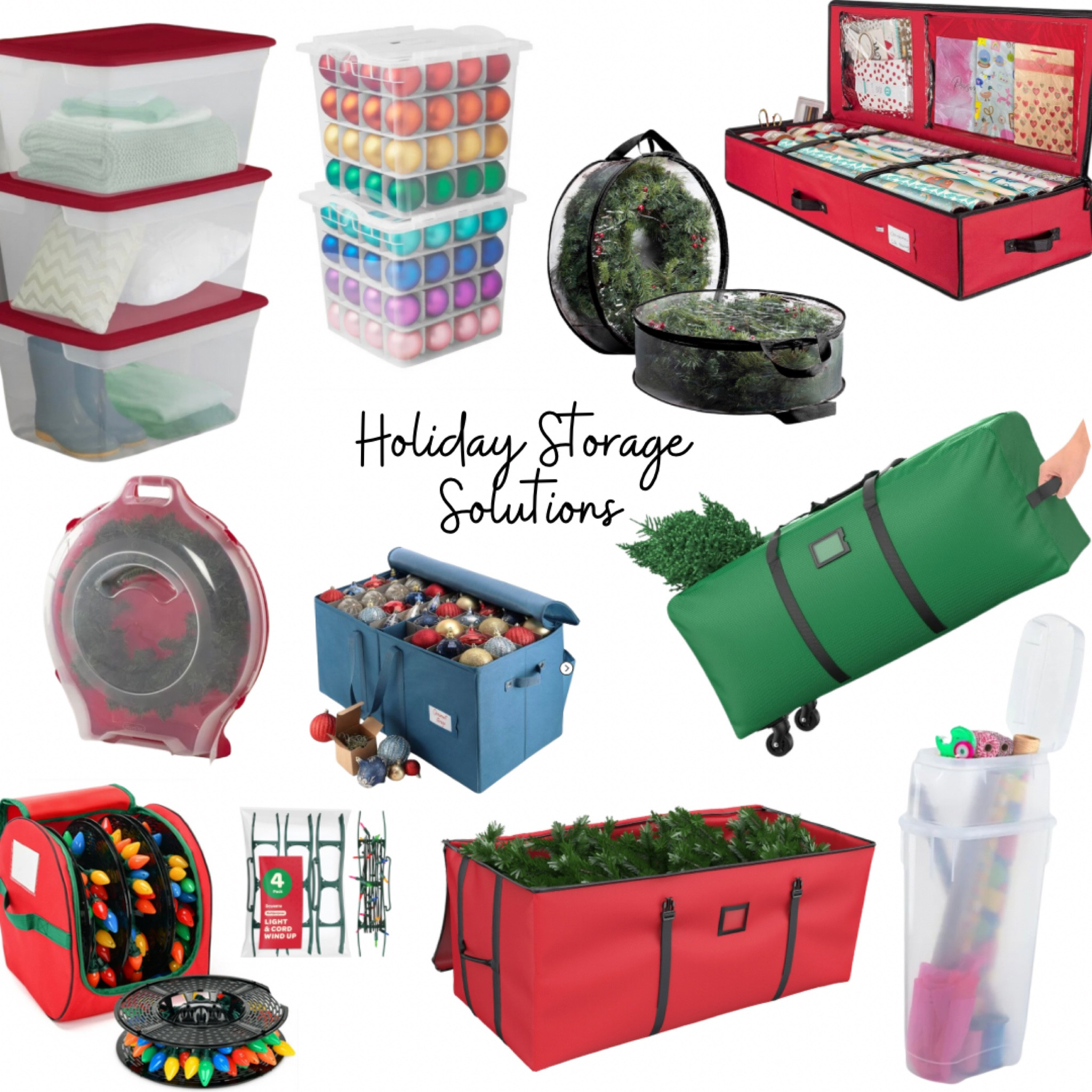 Sterilite Nesting Wreath Box … curated on LTK, Sterilite Ornament Storage