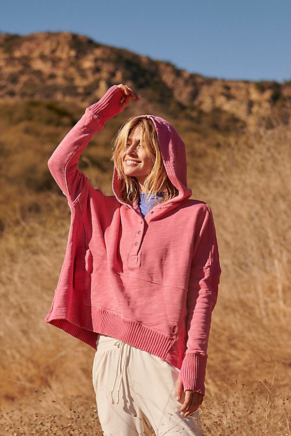 Solid Honey Dove Pullover by FP Movement at Free People, Haute Pink, L | Free People (Global - UK&FR Excluded)
