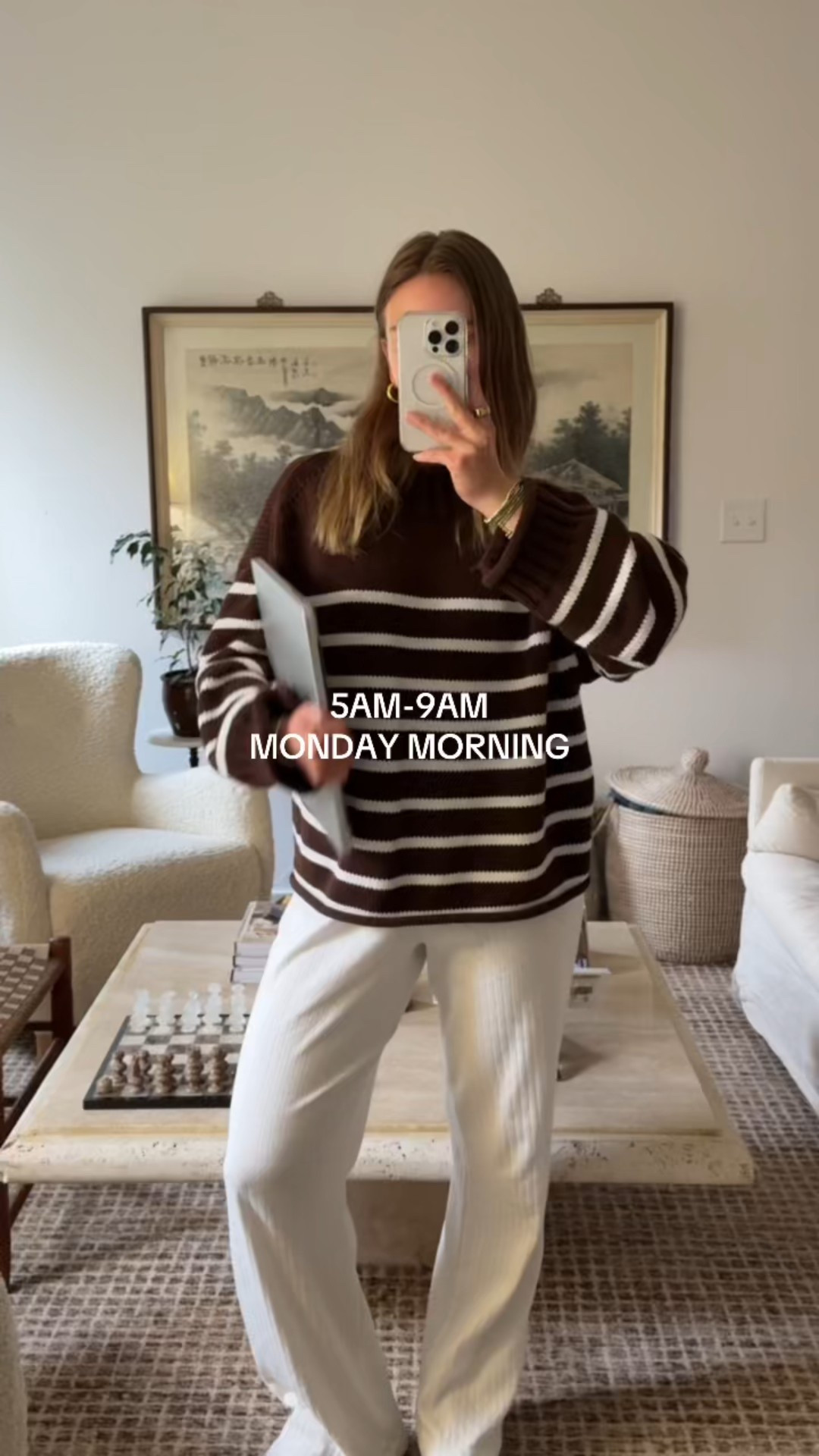 10/14/25 Starting off the week on the right note — slow but productive mornings are everything 🤎
Linking all the pieces that make up my cozy, early morning routine — from my go-to loungewear and favorite striped J.Crew sweater to my red light therapy mask, workout essentials, and pour-over coffee setup that starts my day off right.

#LTKSeasonal #LTKActive #LTKHome