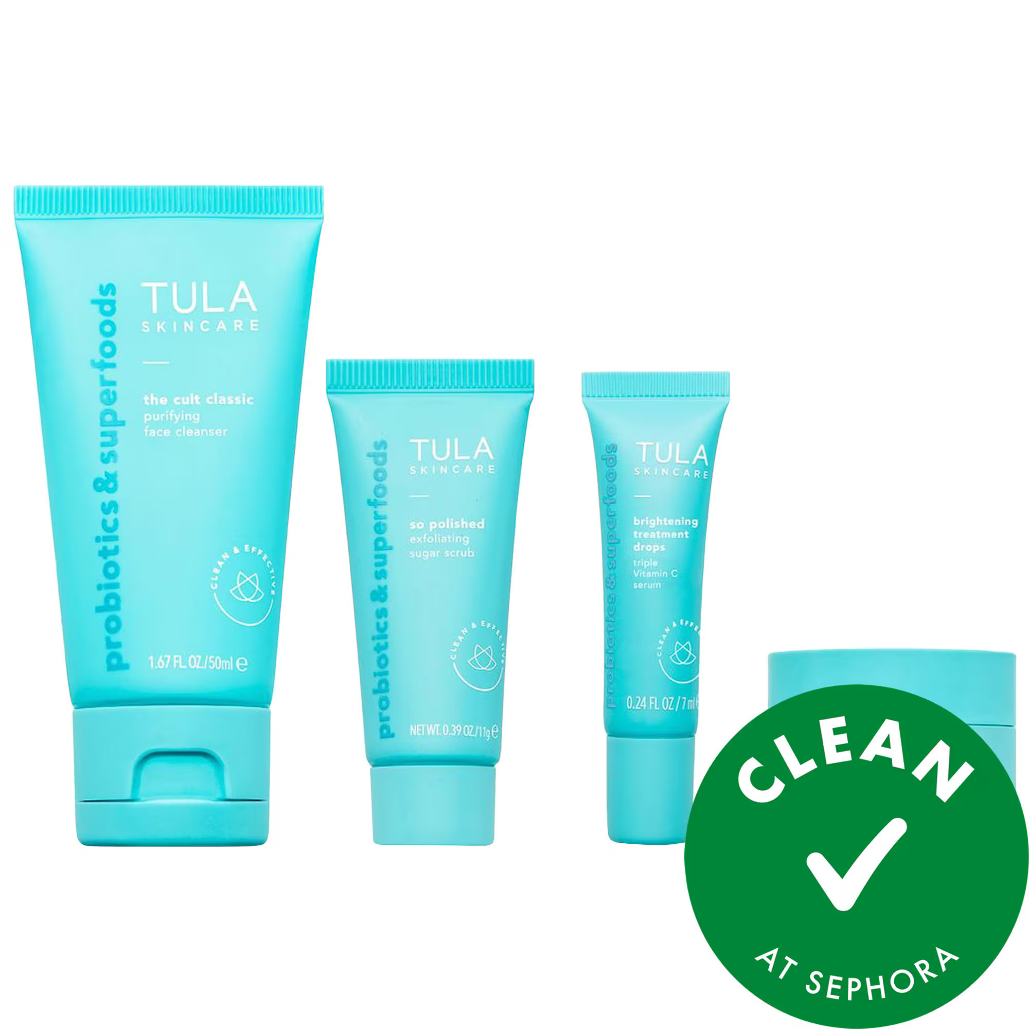 TULA Skincare On The Go Best Sellers Travel Kit | Sephora (US)