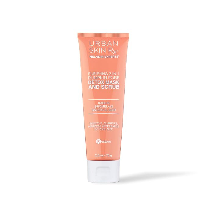 Urban Skin Rx® 2-in-1 Pumpkin Detox Mask | Pore Purifying Mask & Scrub, Self-Warming Formula Det... | Amazon (US)