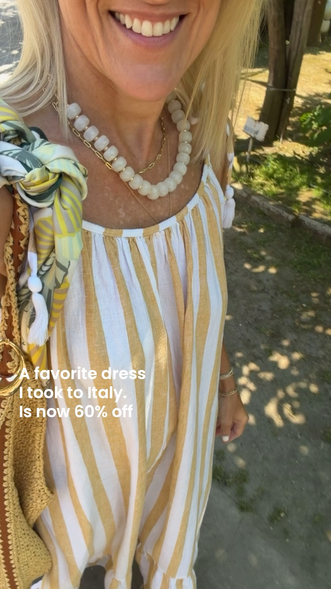 One of my most favorite dresses I took to Italy is now 60% off ! 
Was $110 now $39!

Works great as a coverup too

Wearing small

#LTKSwim #LTKTravel #LTKOver40