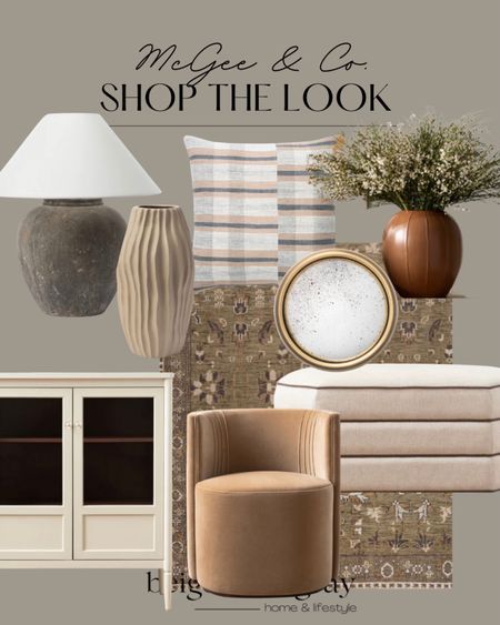 McGee and Co home decor favorites. From this gorgeous lamp, to the beautiful antique round mirror, and the vases are stunning!! Loving this dining chair, rug, ottoman, and cabinet. Perfect for transitional, organic modern, and neutral home decor lovers.

4/17

#LTKstyletip #LTKhome #LTKfindsunder100