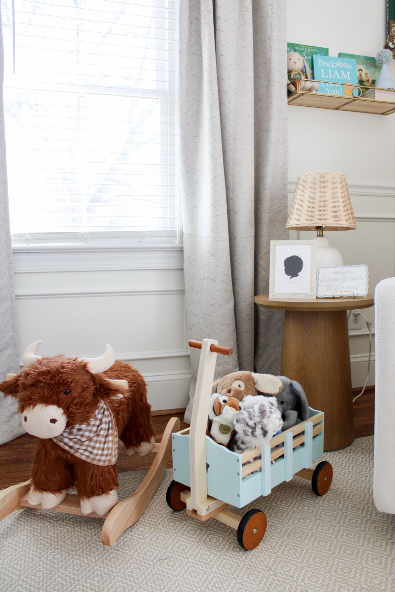 Liam loves his bull rocker and this wooden wagon! They also make for the sweetest room decor 💫

The rocker is from pottery barn but they are sold out of this style, linked other ones I love for a baby boy!

#LTKBaby #LTKHome #LTKBump