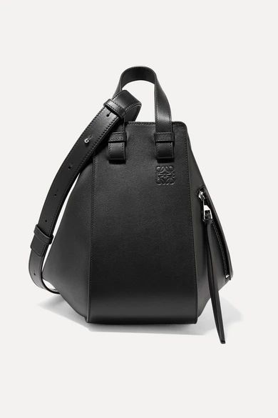 Loewe - Hammock Small Textured-leather Shoulder Bag - Black | NET-A-PORTER (UK & EU)