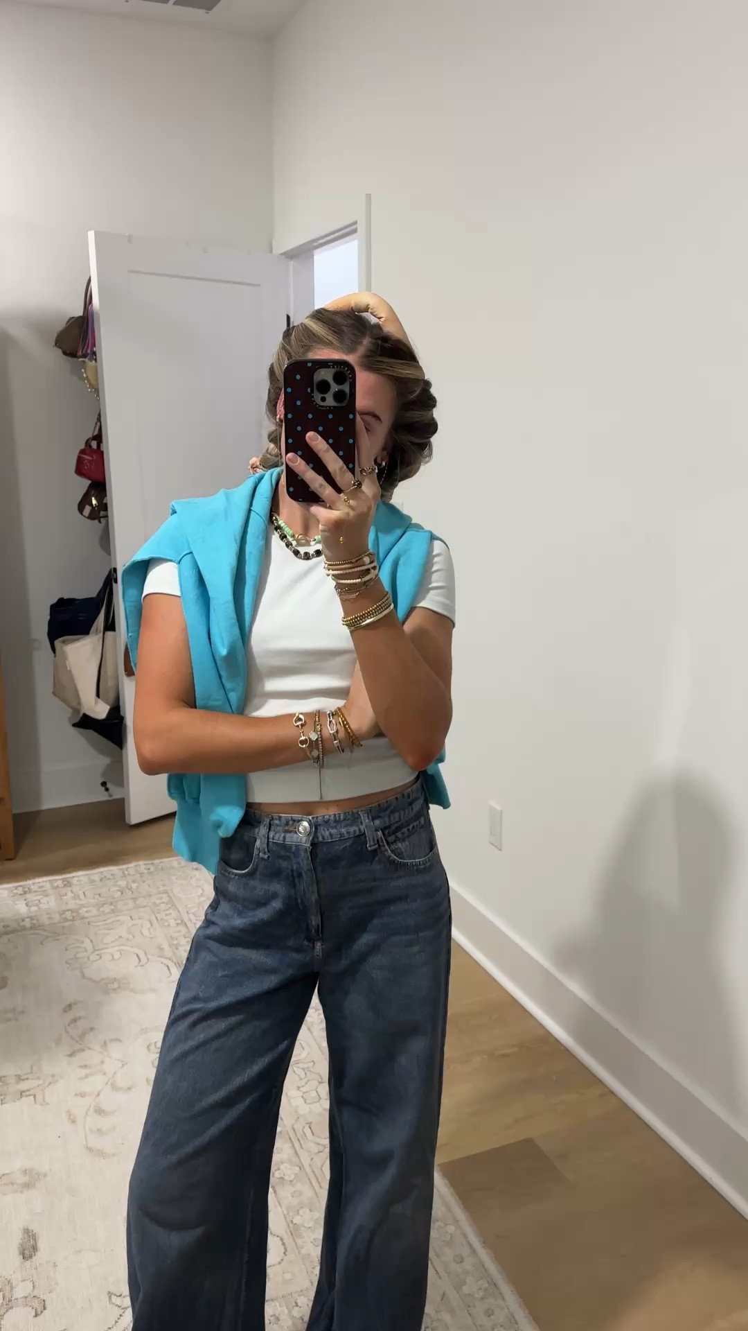 My travel outfit for an early flight to Sonoma, CA. I am wearing my sweatpant jeans @ragandbone and my cuts clothing (code SLOANEV) tomboy tee size xs. My sandals are @Steve Madden US jelly sandals and my sweater is Amazon! 

#LTKTravel #LTKootd #LTKgrwm