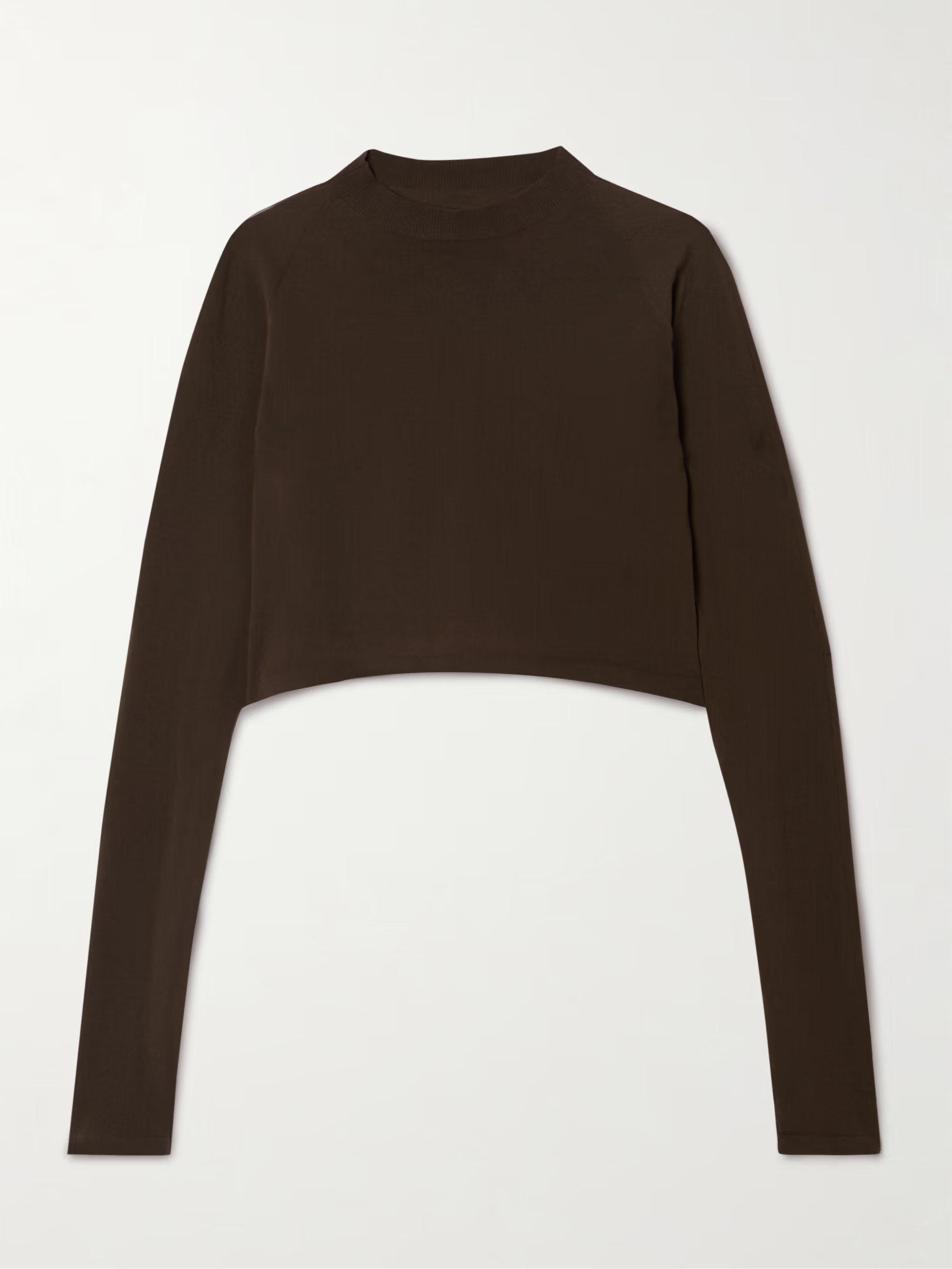 Paneled cropped jersey top | NET-A-PORTER (UK & EU)