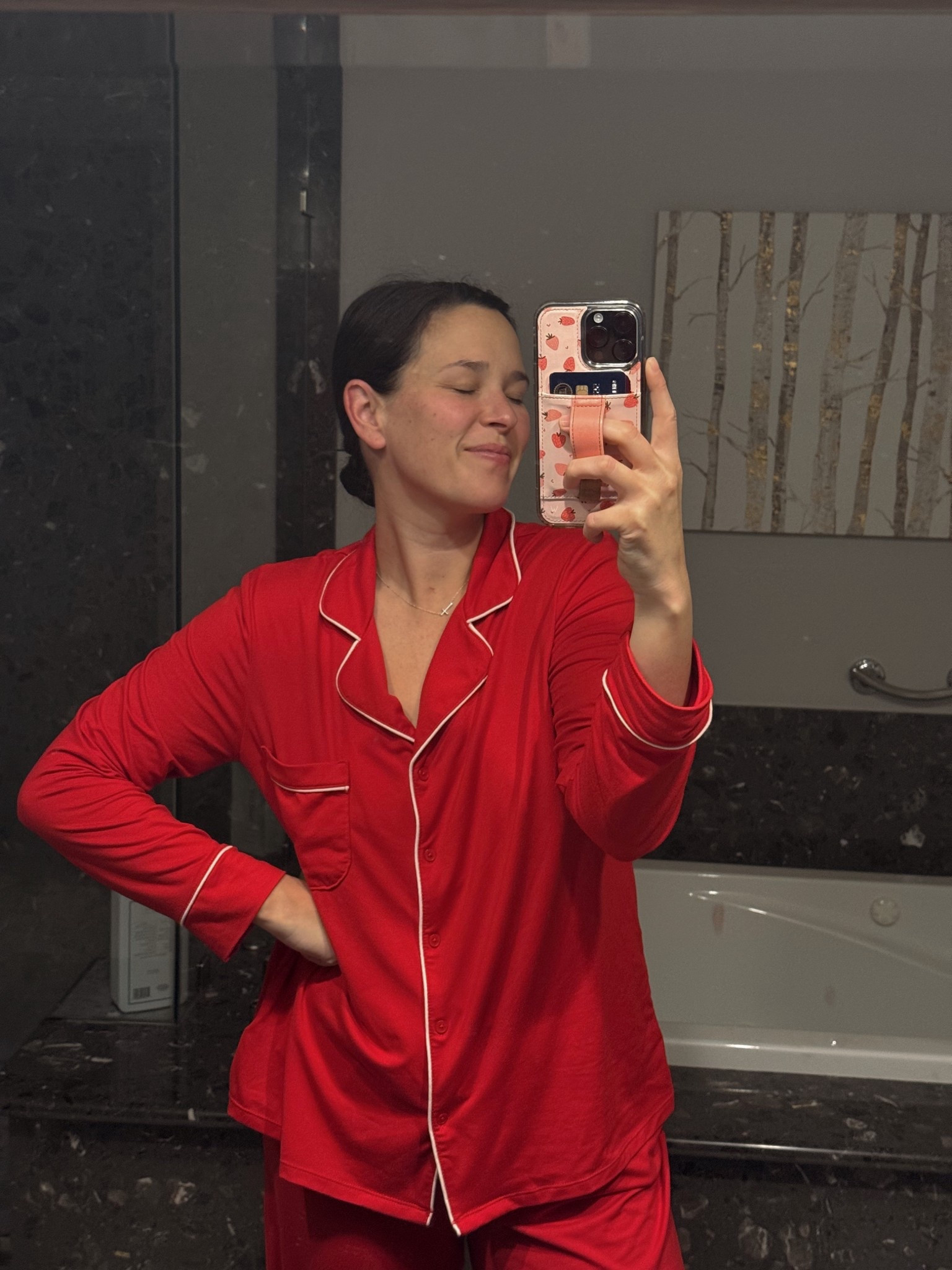 the way I didn’t know how comfy and CUTE I would feel wearing matching jams!!! 

#LTKgrwm #LTKmomlife #LTKHoliday