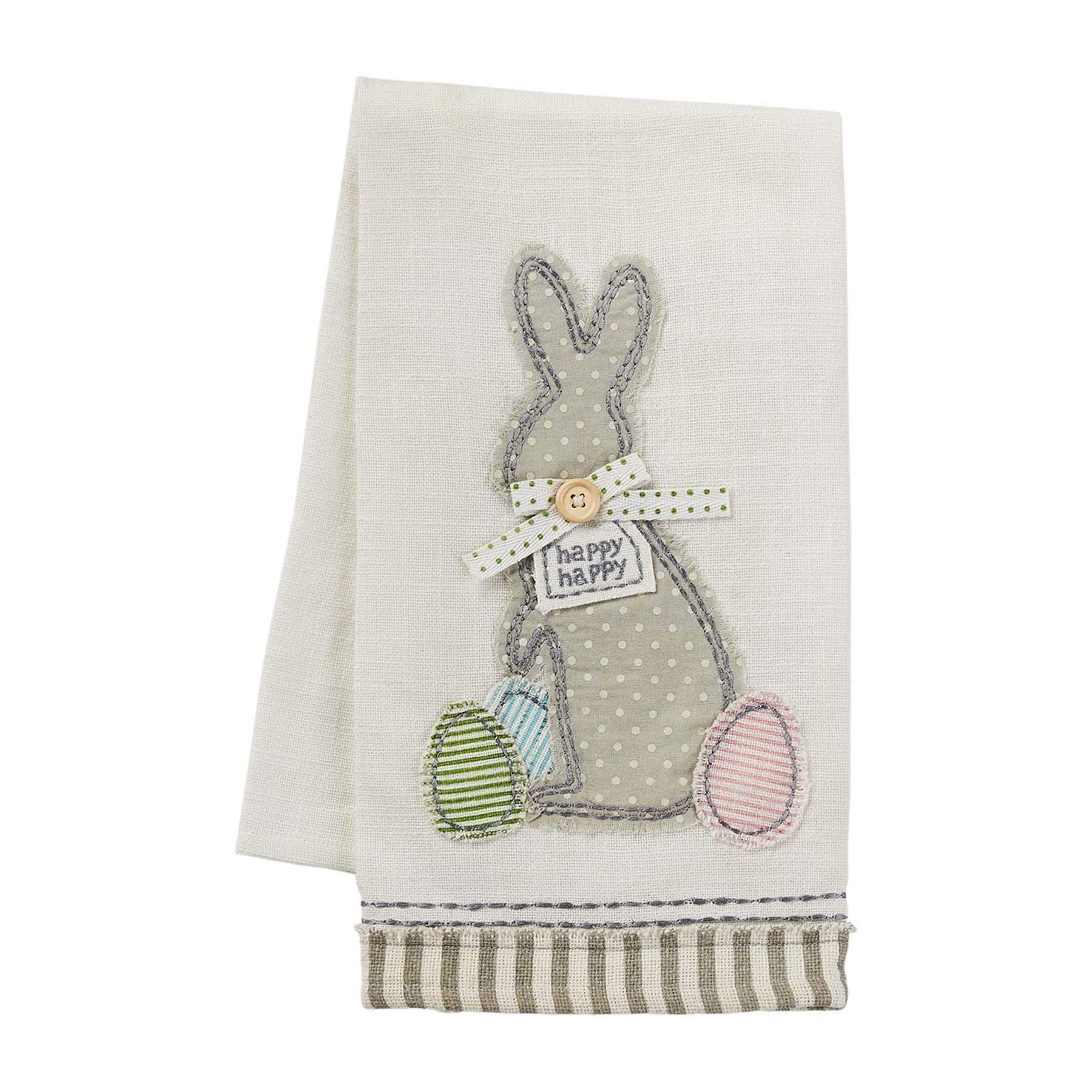 Gray Bunny Applique Towel | Amazon (US)