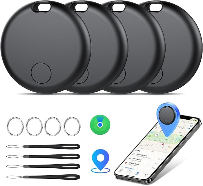 Air Tracker Tags-4 Pack: Smart Bluetooth Tracker, Item Finder Works with Apple Find My (iOS Only)... | Amazon (US)