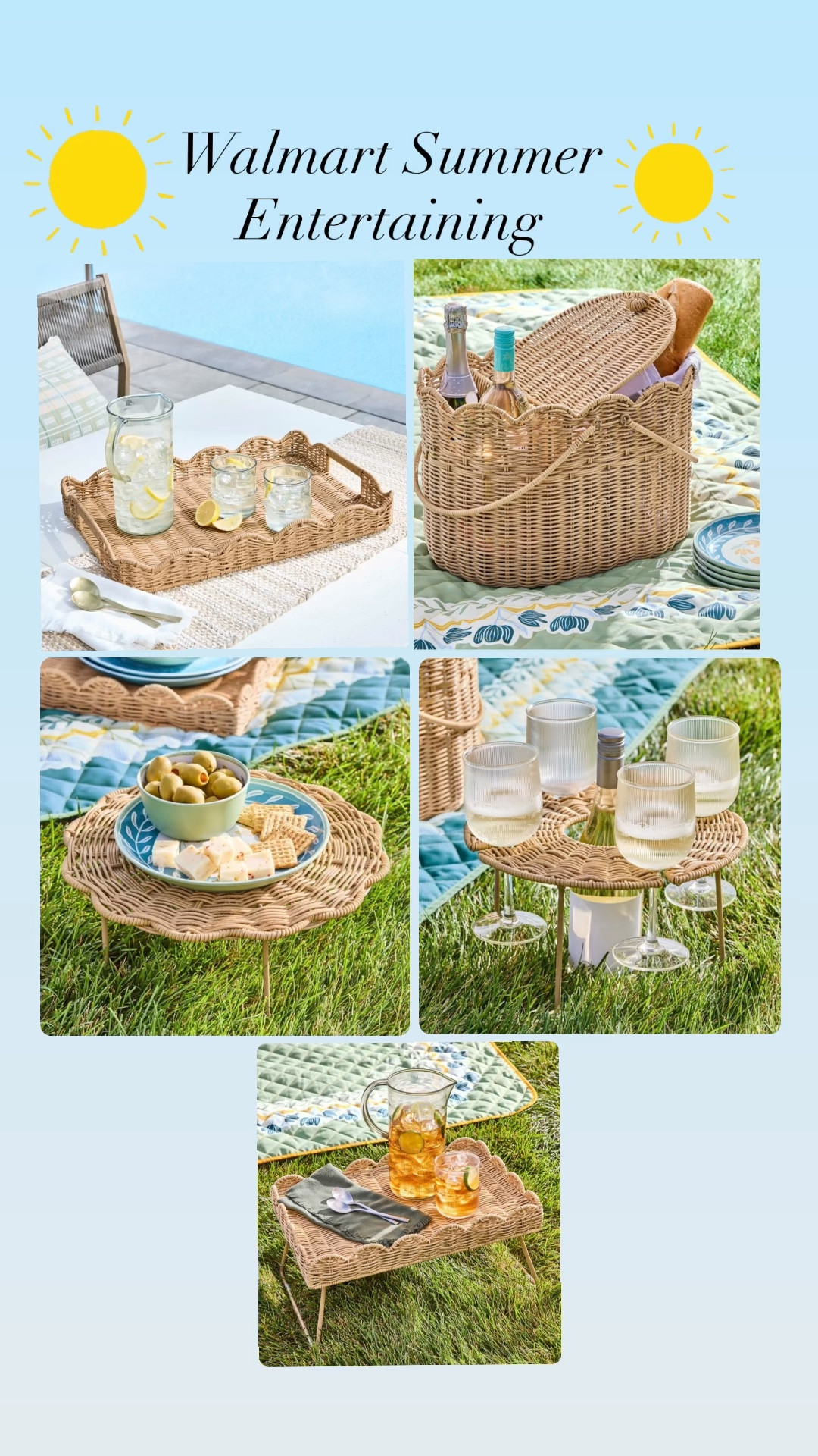 Walmart just released some great pieces for summer entertaining! ☀️🍷🥖🧀🍇



#LTKSeasonal #LTKHome #LTKOver40