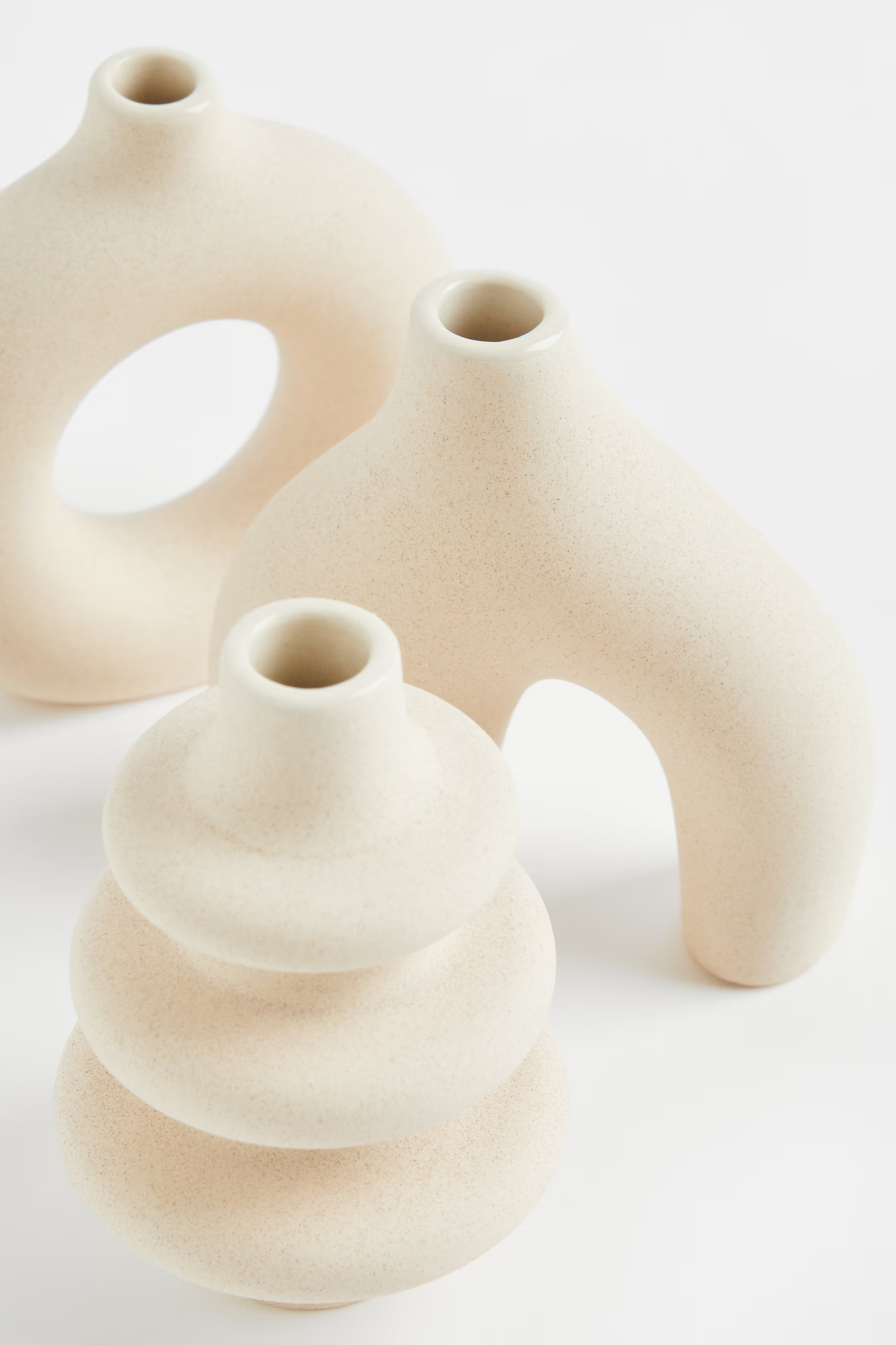 3-pack Mini Stoneware Vases | H&M (US + CA)
