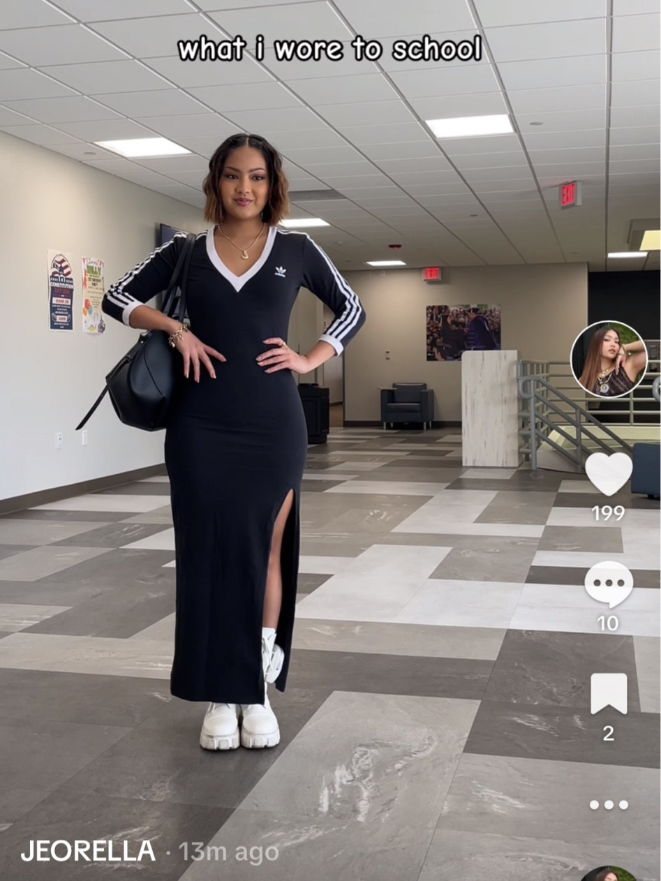 school outfit! tiktok: @jeorella__
ps. the boots are old, gifted to me 4 years ago but i found super similar ones! see  tagged products x
#college #schooloutfitidea #university #uni