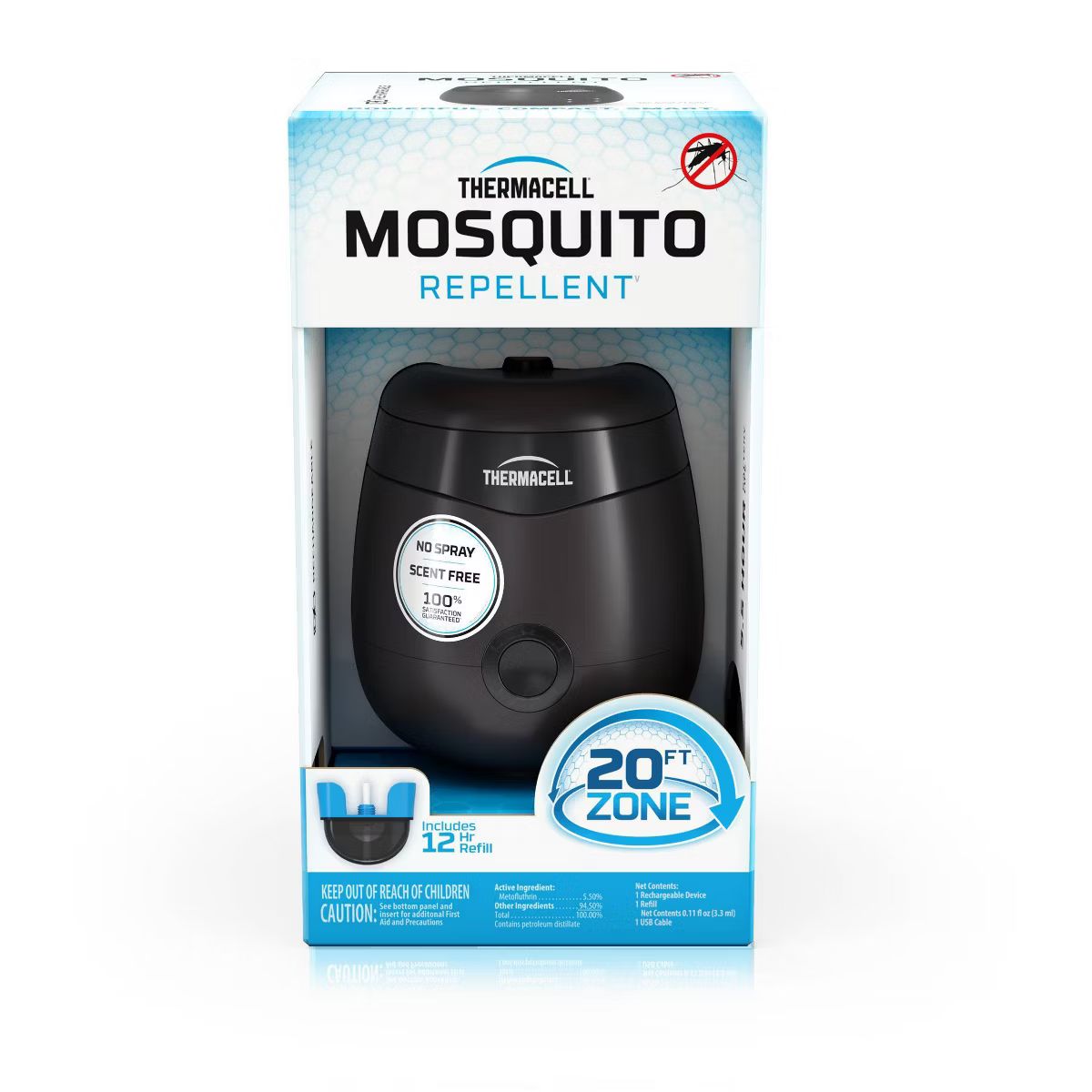 Thermacell Rechargeable Mosquito Repeller – Black | Target