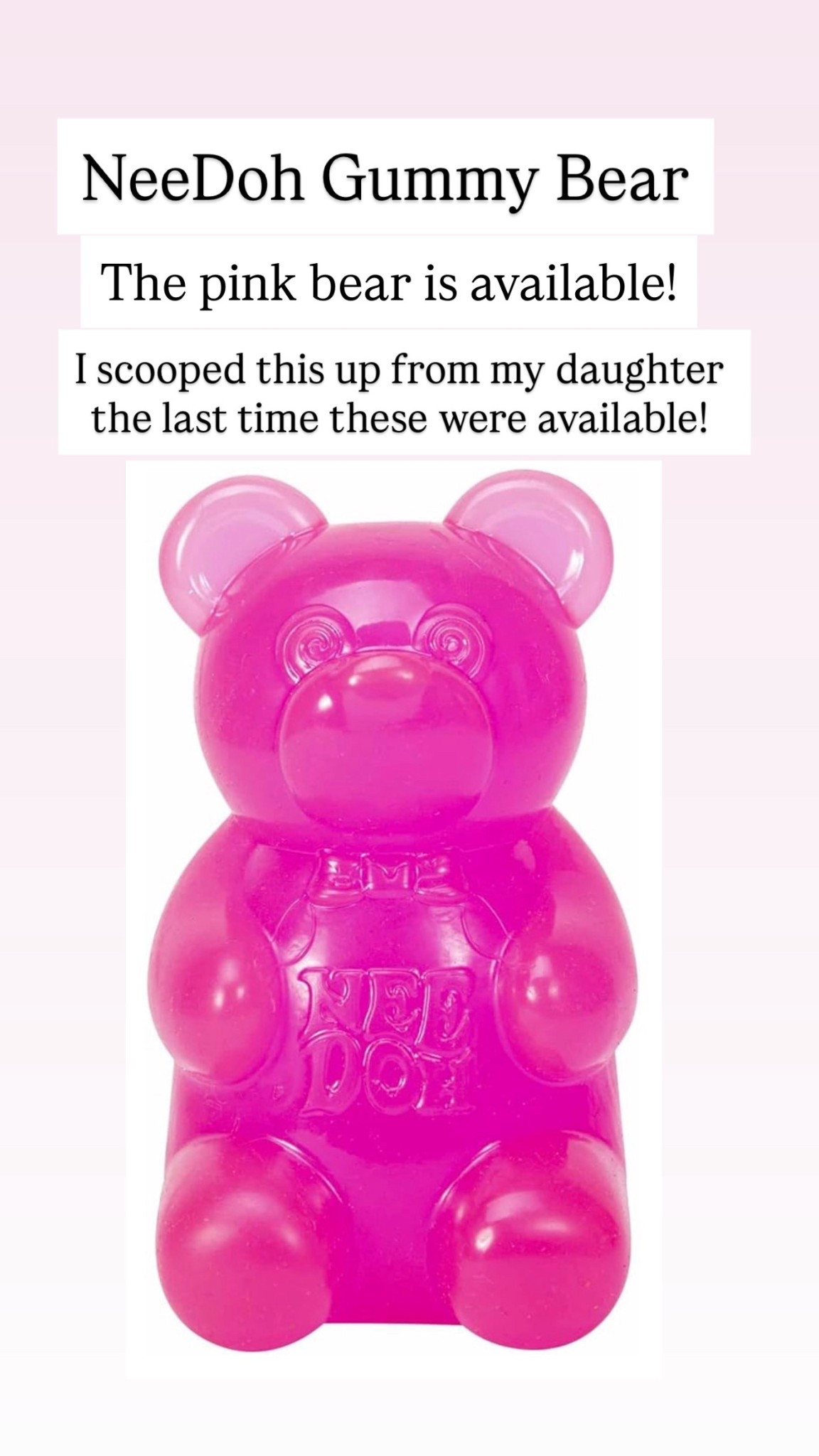 NeeDoh Gummy Bear

#LTKKids