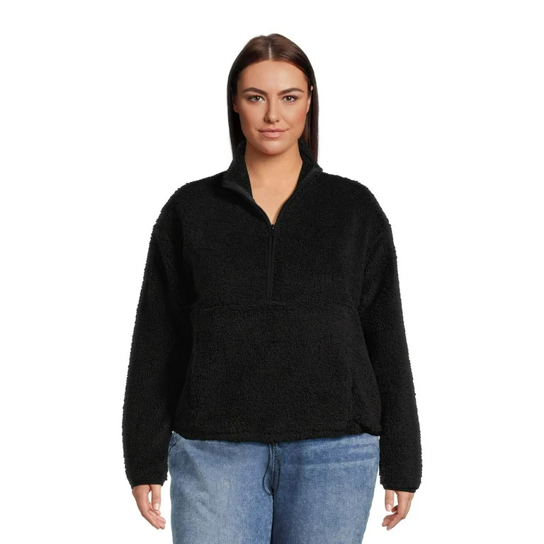 No Boundaries Juniors Plus Size Plush Pullover, Sizes 1X-4X | Walmart (US)