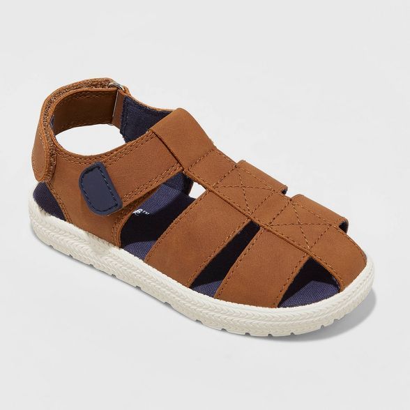 Toddler Boys' Bryson Sandals - Cat & Jack™ Brown | Target