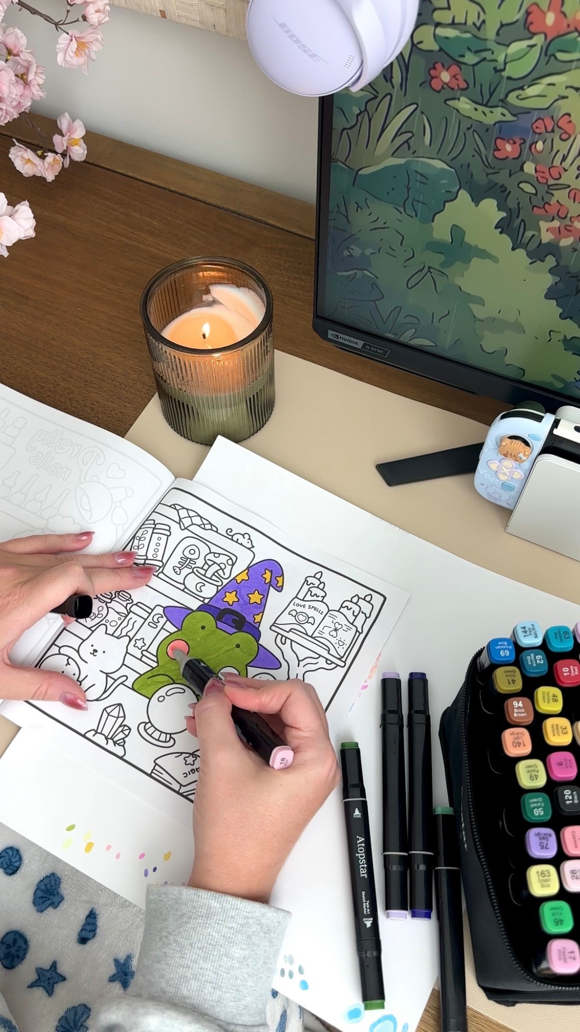 taking a coloring break :)

coloring, coloring books, coco wyo, amazon finds, alcohol markers, cozy, hobby, desk, desk setup, fall, Halloween

#LTKHome #LTKSeasonal #LTKFindsUnder50