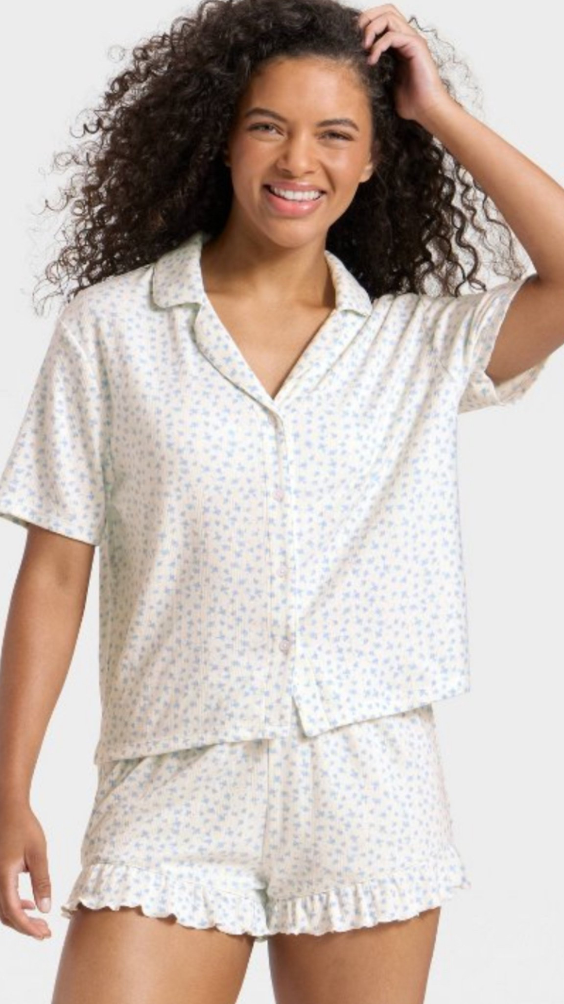 Wearing a size small! 

Pajama sets | matching pajama 

#LTKStyleTip #LTKFindsUnder50