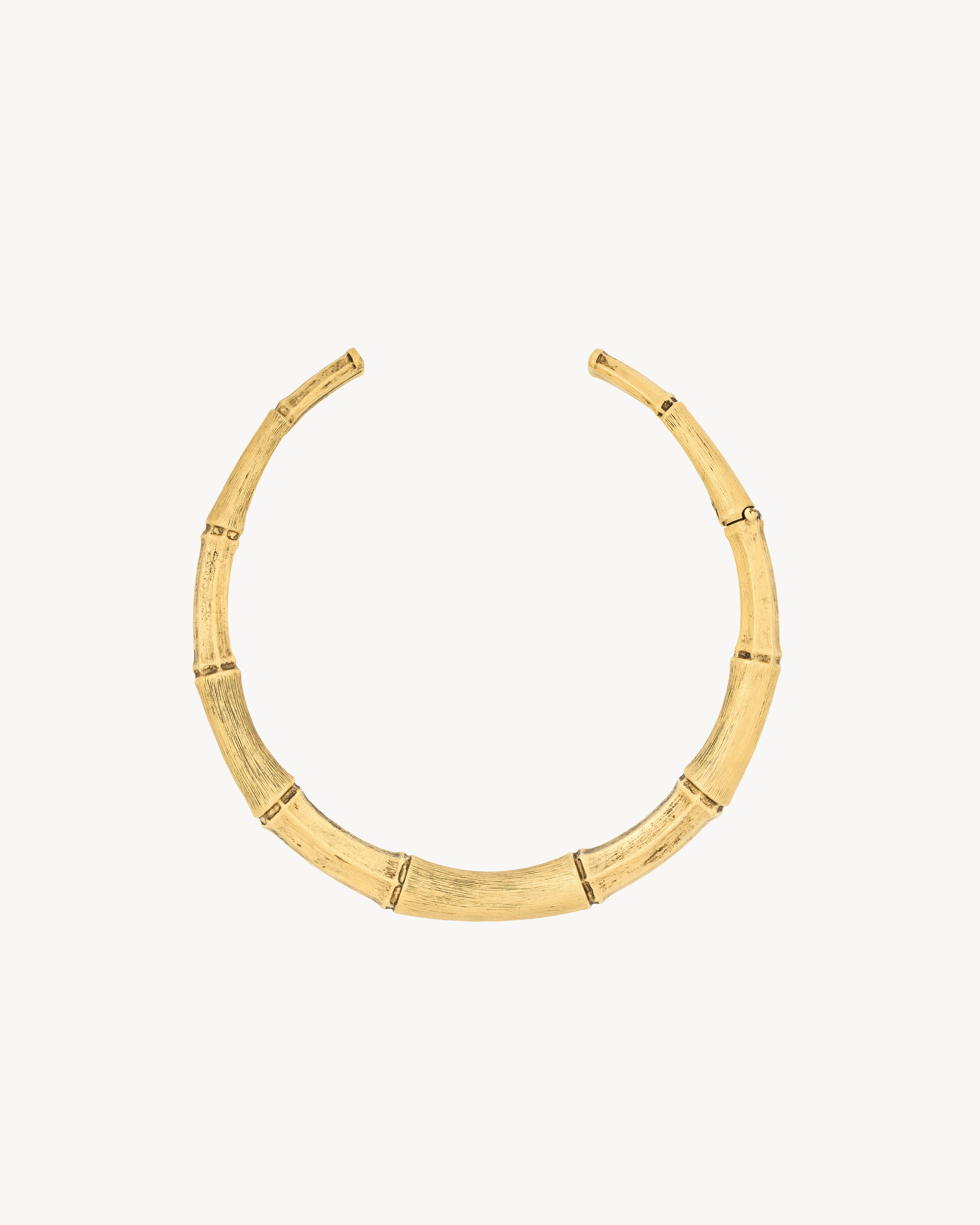 Collier torque bambou en métal | Saint Laurent Inc. (Global)