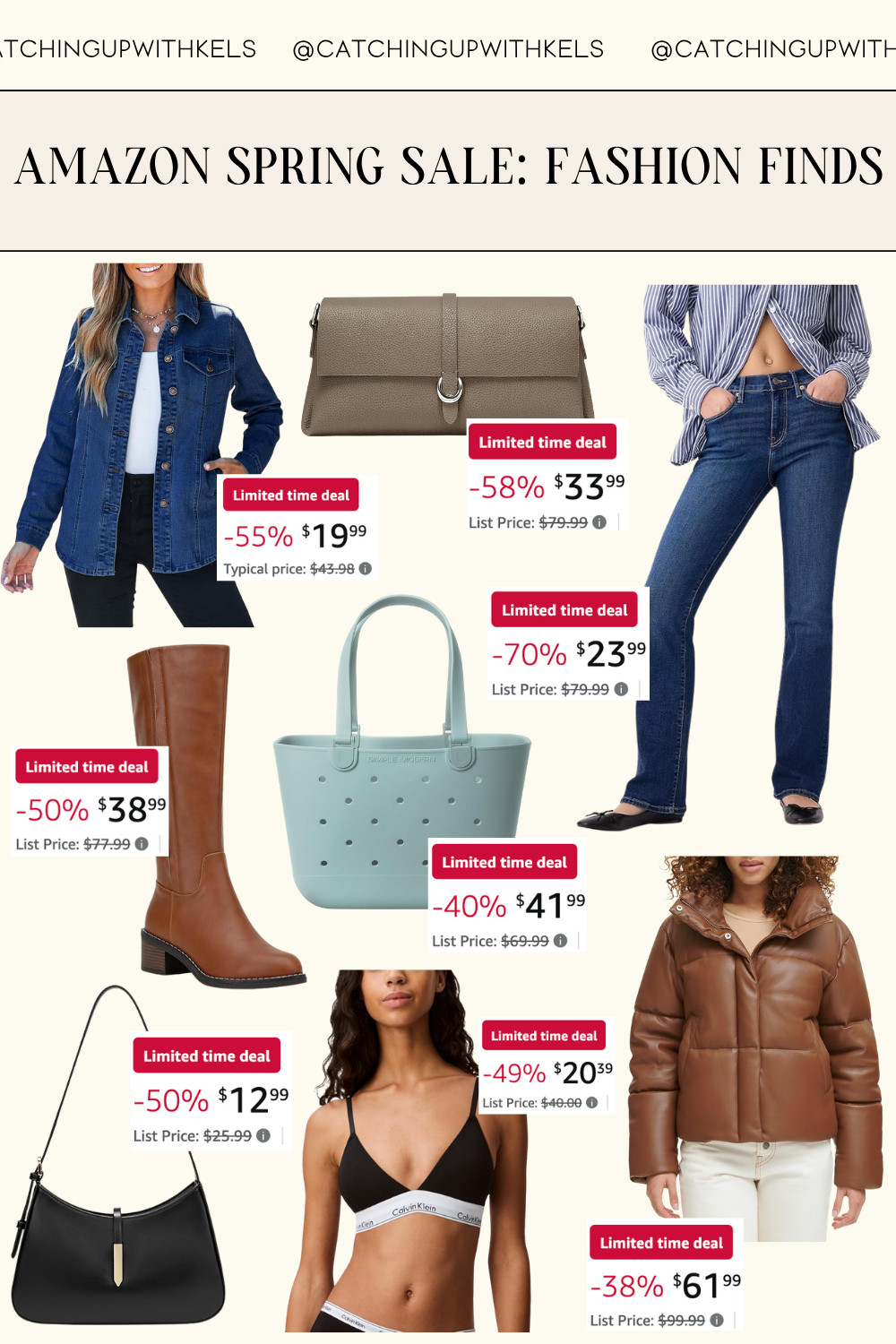 Big savings on Amazon fashion! Check these trendy items out. Perfect for your spring wardrobe. #springsale #amazonfashion  

 #LTKSeasonal #LTKSaleAlert