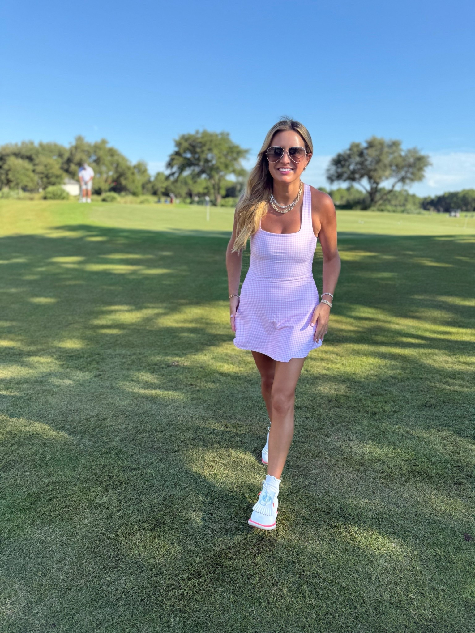 Golf afternoon cutest dress. Wearing xs petite  

#LTKActive #LTKStyleTip #LTKFindsUnder100