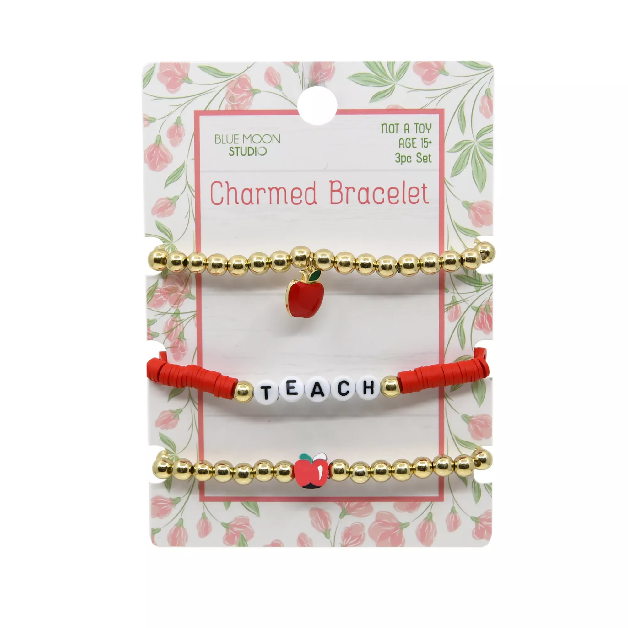 3-Piece Teacher Bracelet Set | Kohl's