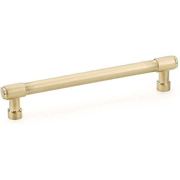 Emtek Jasper Pull, 8" Center-to-Center, Satin Brass | Amazon (US)