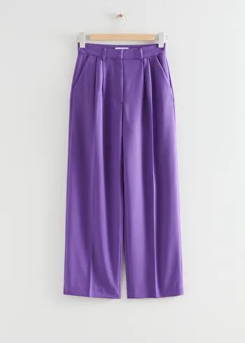Wool Blend Pleated Trousers | & Other Stories (EU + UK)