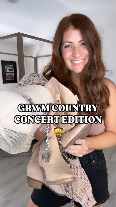 GRWM COUNTRY CONCERT EDITION 🤠🎶

Follow me for more affordable fashion and outfit ideas!

Wearing- 
Shorts- size 28
Tanks- medium 
Crochet top- small
Boots- TTS but I believe the Target ones are out of stock 

Bandana- I DIYed it 😊 but the regular bandana is from Walmart! Tons of colors! 

#LTKSeasonal #LTKOver40 #LTKStyleTip