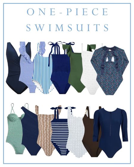 Some of the best one-piece swimsuits from Hermoza, J.Crew Factory, Old Navy, J.Crew, Hill House, Minnow, Summersalt, Marysia, Tory Burch, and Stylest. 🌊👙☀️

#LTKswim #LTKfindsunder100 #LTKfindsunder50