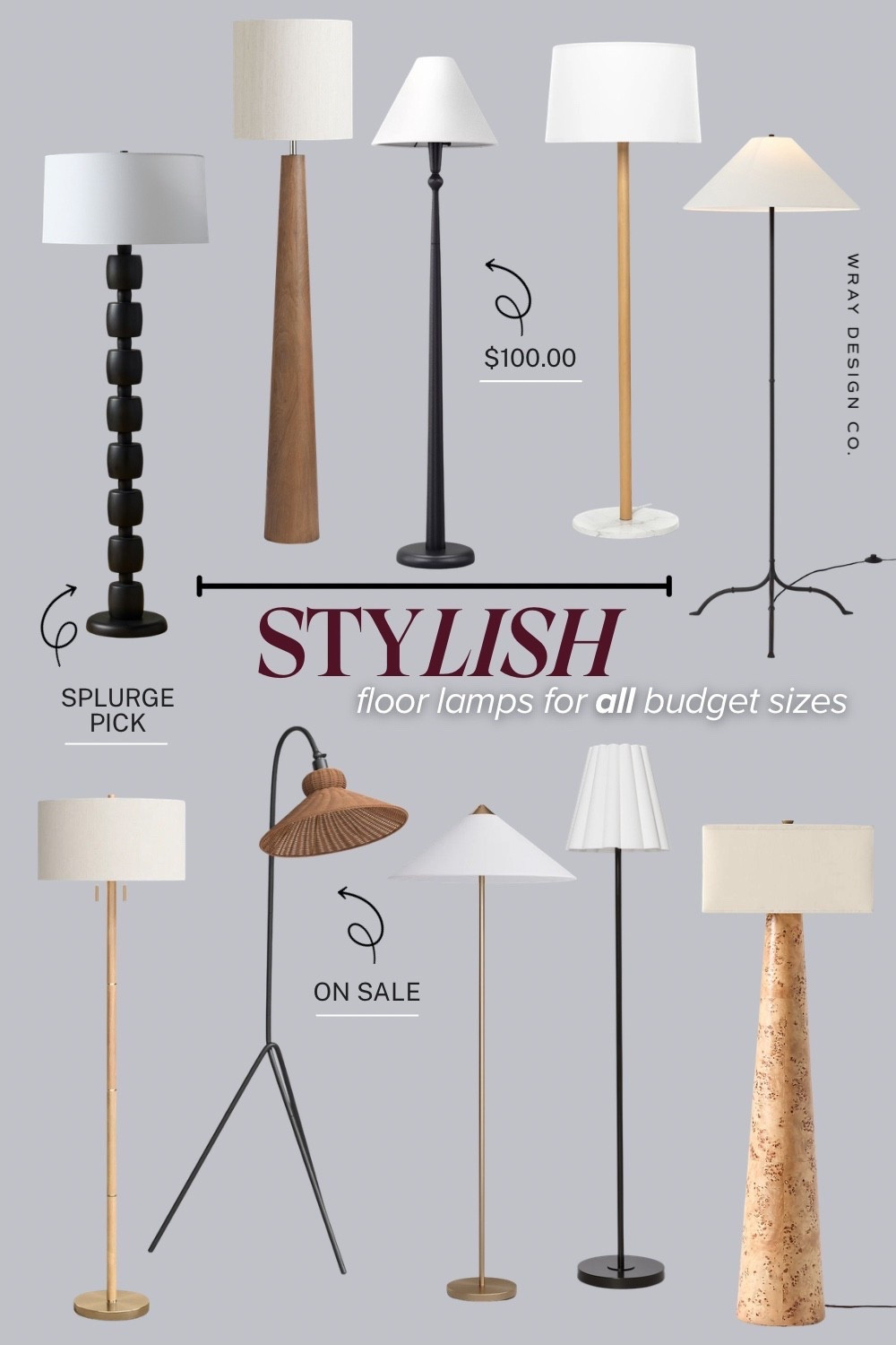 Stylish floor lamps for all budget sizes, starting at less than $100. Including rattan and wood options, as well as brass options and a french inspired find that’s currently on sale.💃🏼

#LTKHome #LTKSaleAlert #LTKFindsUnder100