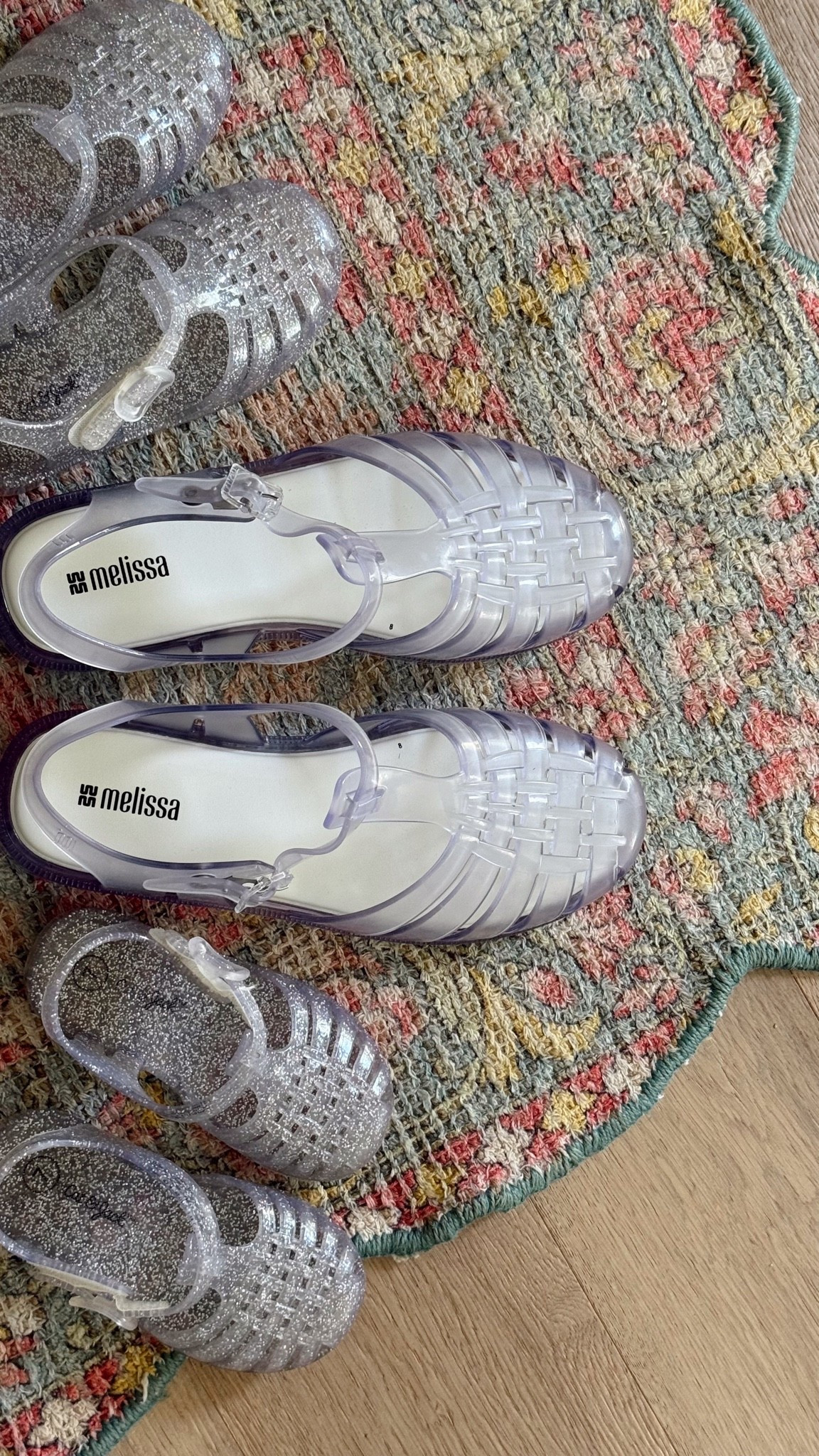 Matching jellies with my girls