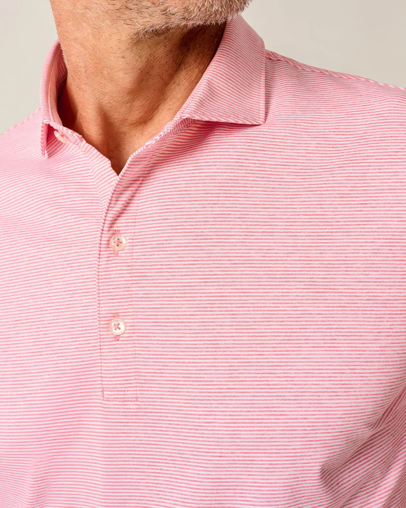 Performance Jersey Polo - Lyndonn Stripe | johnnie O