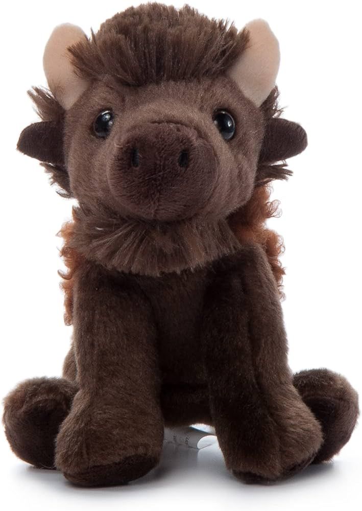 The Petting Zoo Bison Stuffed Animal Plushie, Gifts for Kids, Wild Onez Babiez Zoo Animals, Bison... | Amazon (US)
