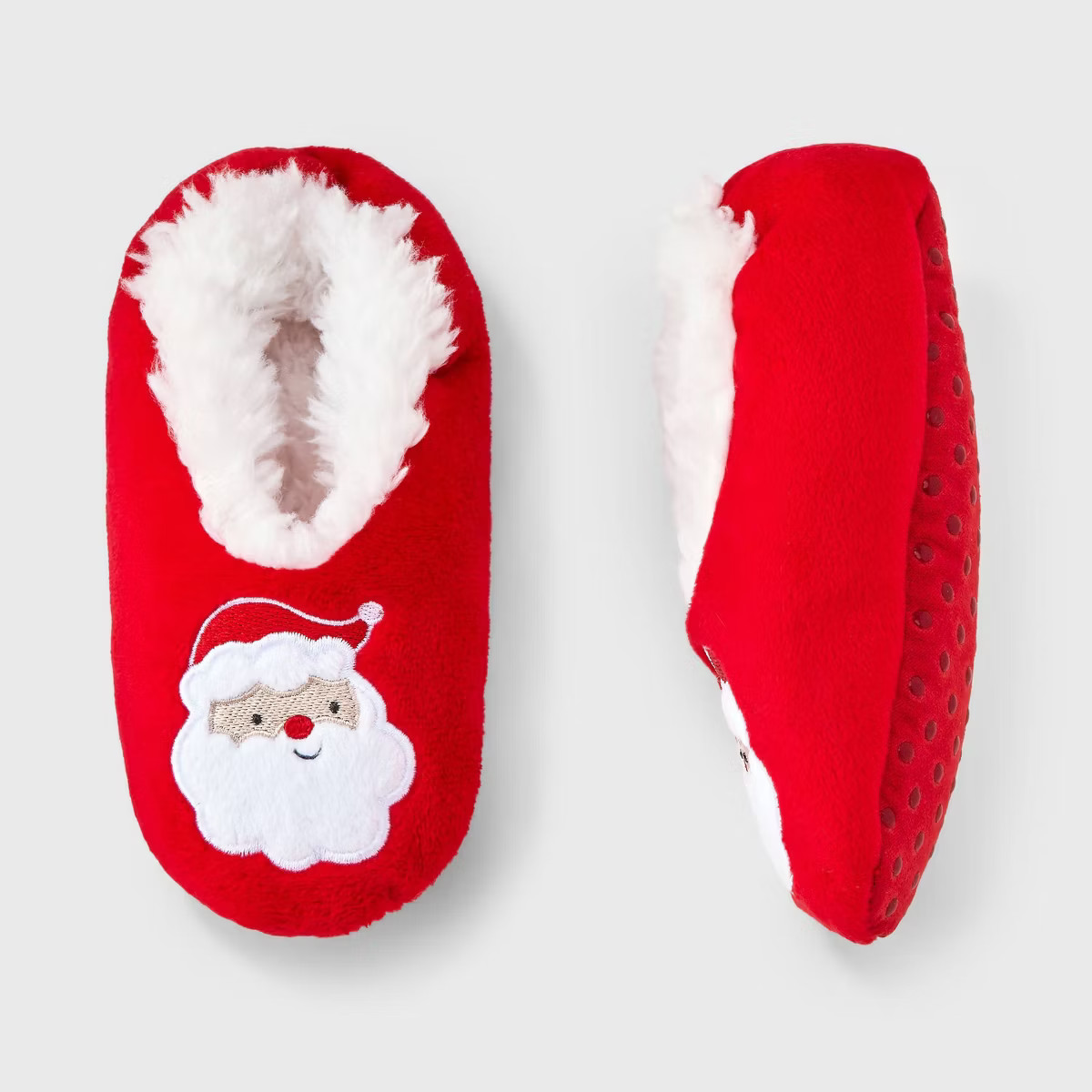 Carter's Just One You®️ Toddler Santa Slipper Socks - Red 2T-3T | Target