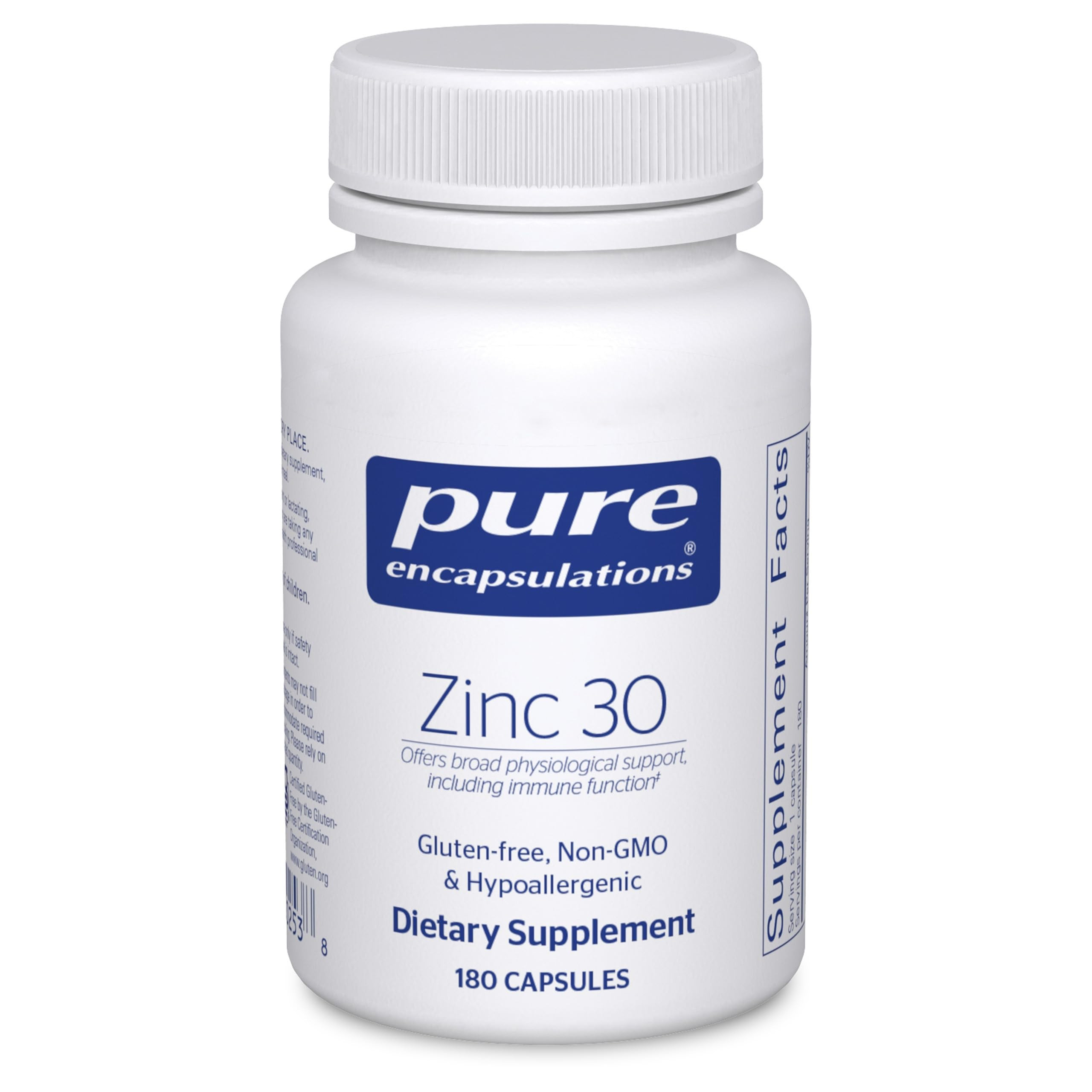 Pure Encapsulations Zinc 30 mg - Supplement for Immune System Support, Growth and Development, an... | Amazon (US)