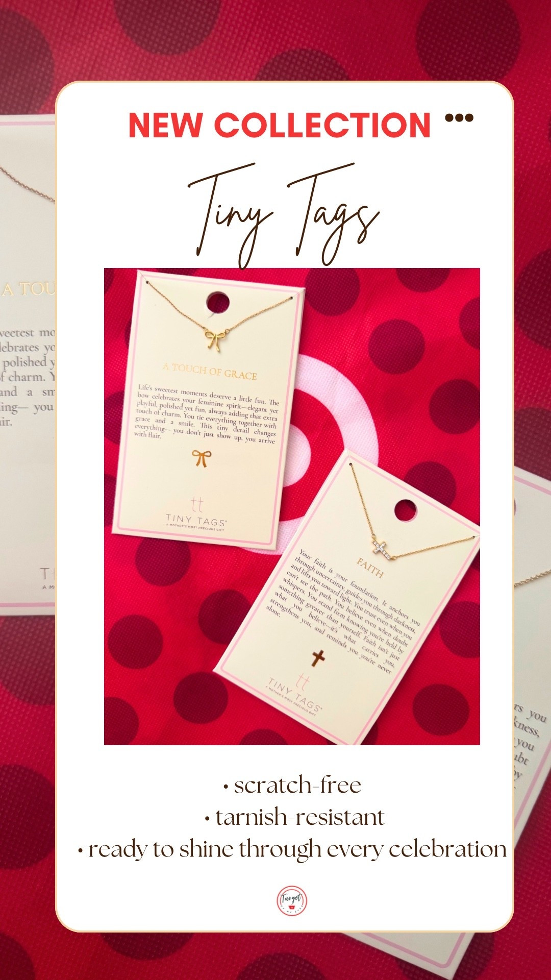 20% off Tiny Tags 14K Gold Ion Plated Bow & Cross Necklaces New At Target 
@Target #target #targetstyle #tinytags #tinytagsjewelry #targetjewelry #goldjewelry #newattarget #targetdeals

#LTKgrwm #LTKootd #LTKdayinmylife