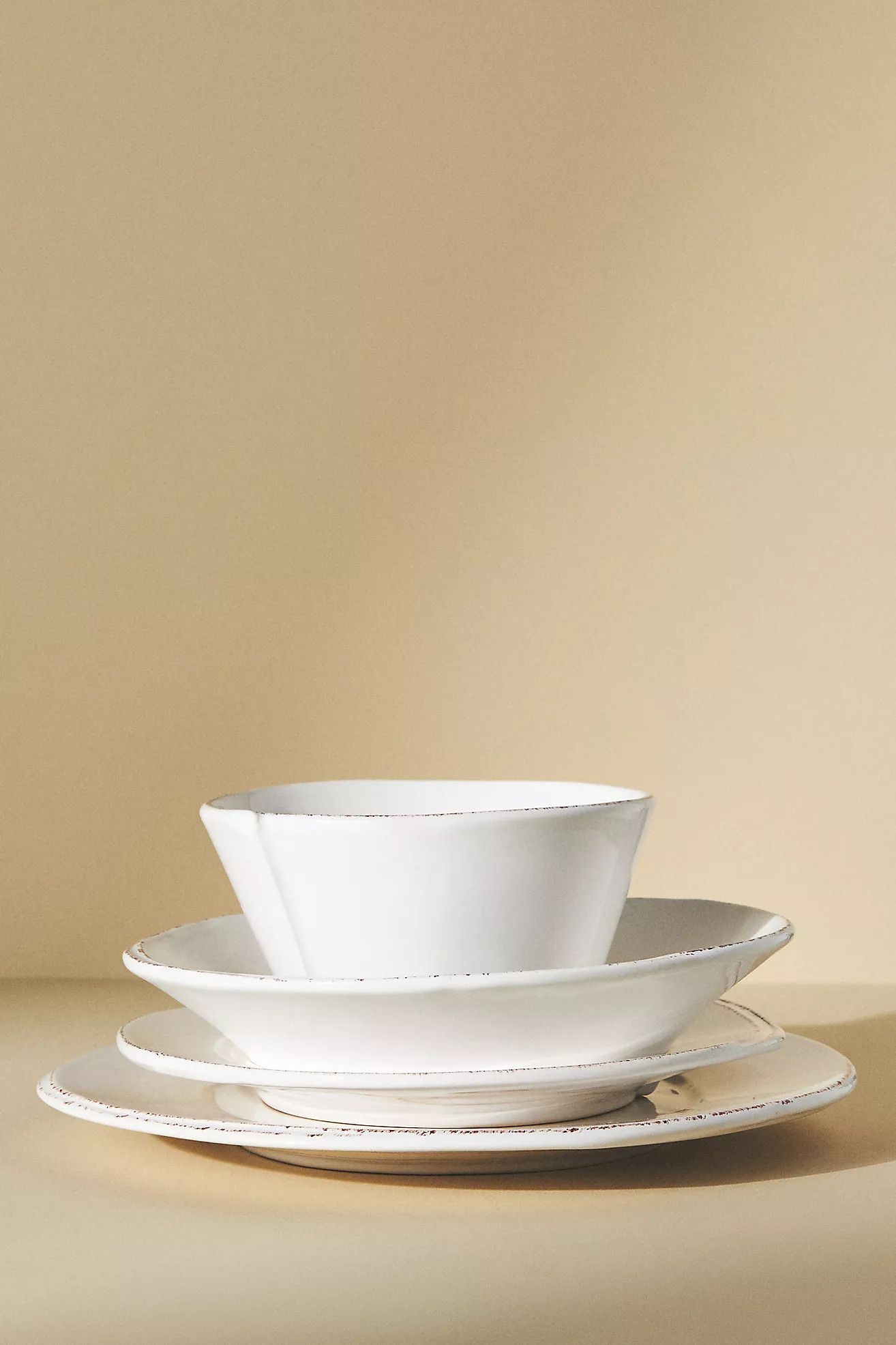 Vietri Lastra 4-Piece Place Setting | Anthropologie (US)