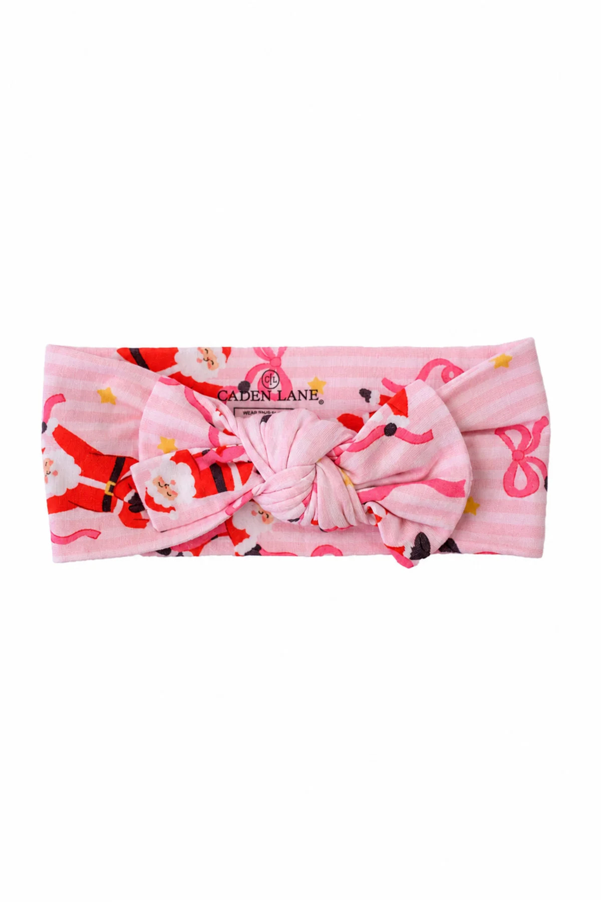 Christmas Knit Bow Headwrap | Jolly Ribbons | Caden Lane