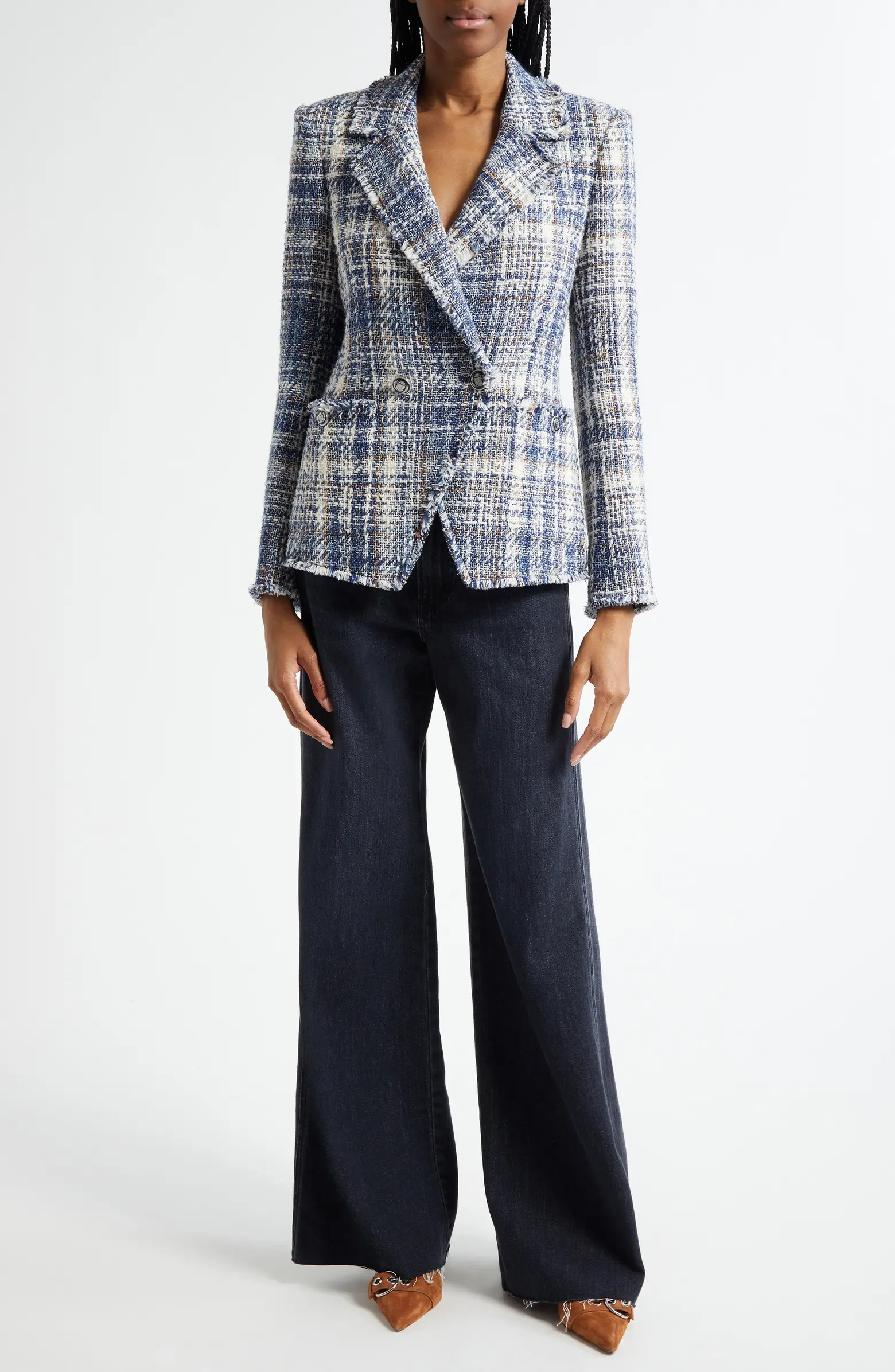 Veronica Beard Theron Plaid Tweed Jacket | Nordstrom | Nordstrom