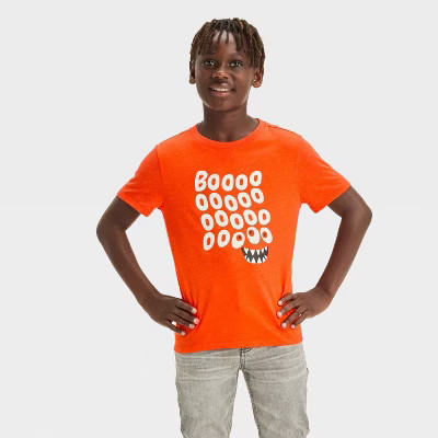 Boys' Short Sleeve Halloween Graphic T-Shirt - Cat & Jack™ | Target